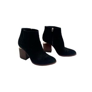 Alexander Wang "Gabi" Suede Ankle Cut Out Heel Boots (US 9.5)